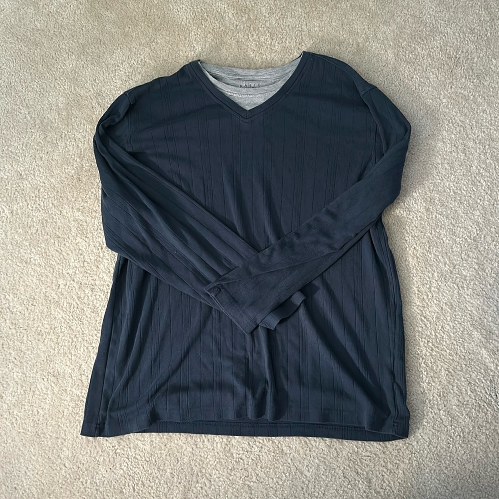navy blue long sleeve